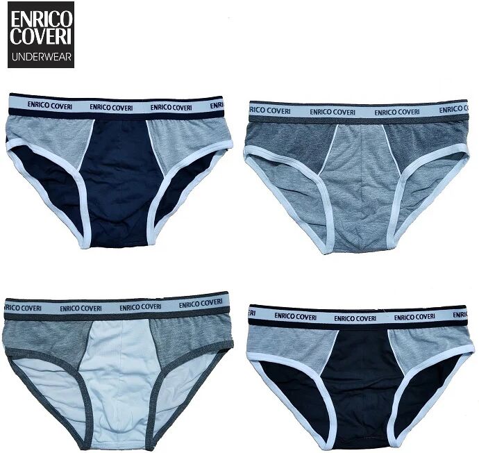 ENRICO COVERI Slip Uomo Art Es1003 Colore E Misura A Scelta BIANCO L