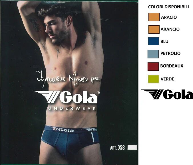 GOLA 6 Slip Uomo Art Gs8/e Colore Foto Misura A Scelta ASSORTITO M