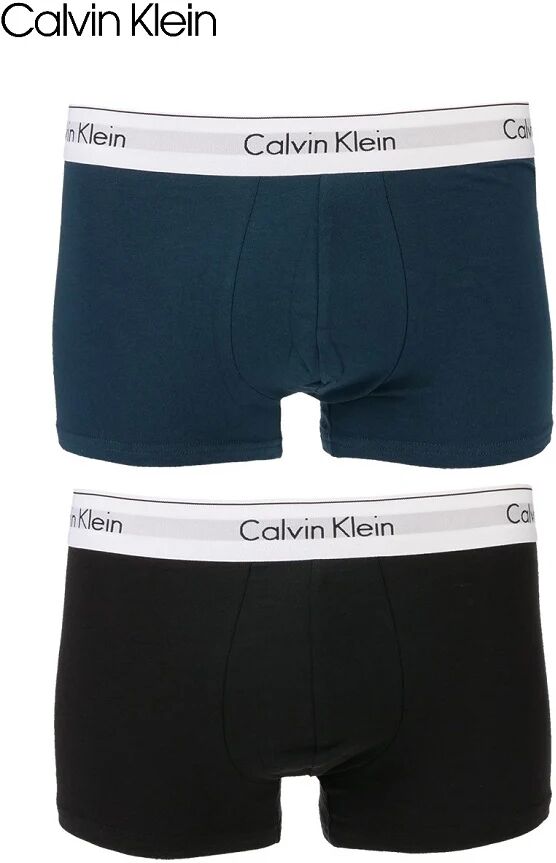 Calvin 2 Boxer Uomo In Cotone Art Nb1086a-Sbn Colore Foto Misura A Scelta SBN L