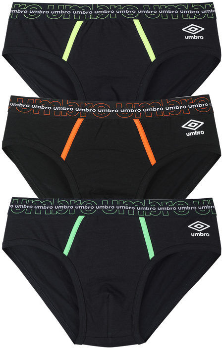 Umbro 3 Slip uomo in cotone Slip uomo Multicolore taglia M