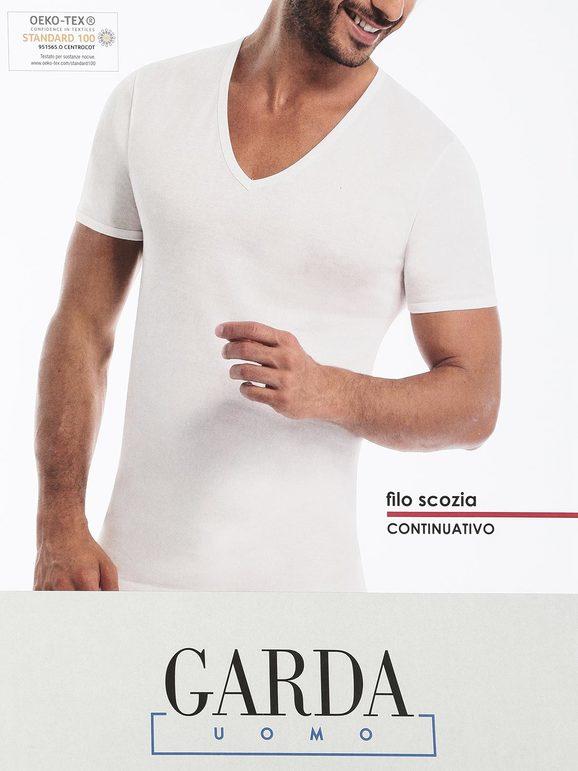 Garda Maglia intima uomo scollo V Maglie Intime uomo Bianco taglia 06