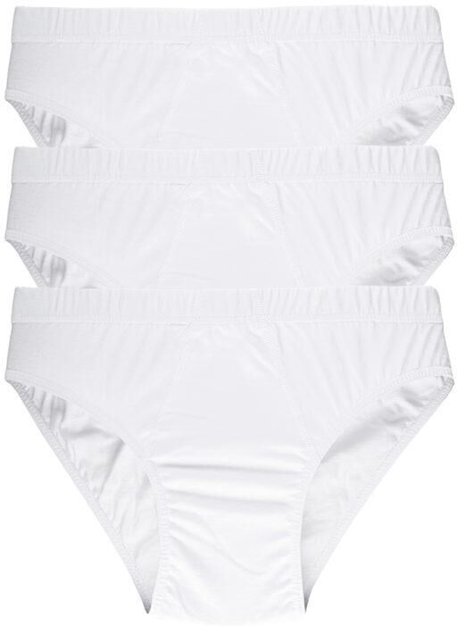 Liabel Slip in cotone 3 pezzi Slip uomo Bianco taglia 04.