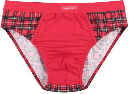 Bluoltremare Slip natalizi da uomo Slip uomo Rosso taglia 05