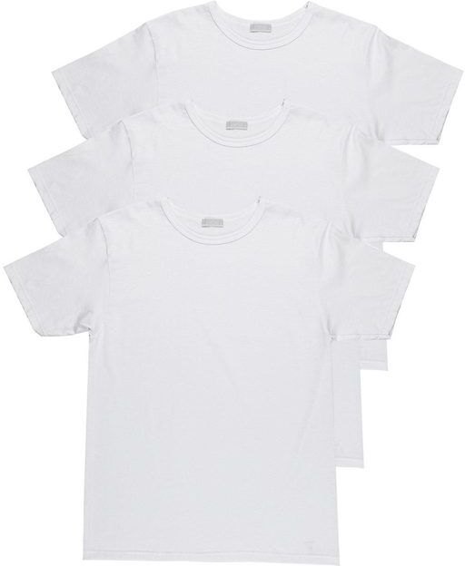 Liabel T-shirt intima da uomo manica corta Confezione da 3 pezzi Maglie Intime uomo Bianco taglia M