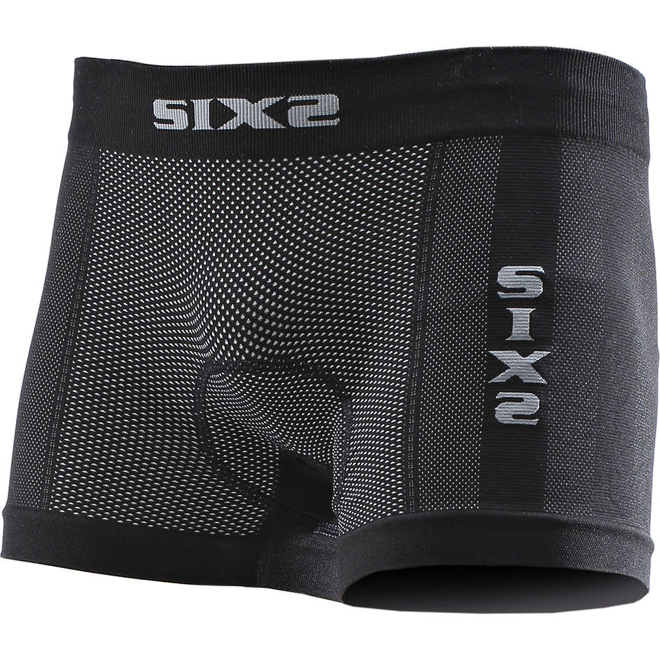 Boxer Ciclismo Con Fondello Agile Pad Sixs Black Carbon taglia XS/S