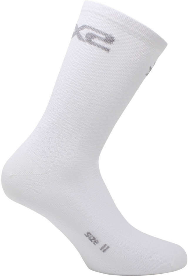 Calza Corta Sportiva Sixs SHORT LOGO Bianco taglia 44-47