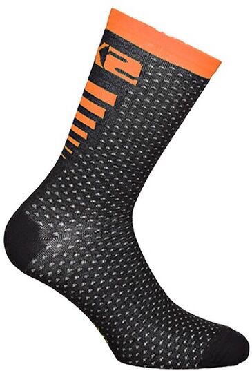 Calza Tecnica Corta Merinos Sixs ARROW Merinos Arancio Fluo taglia 35-