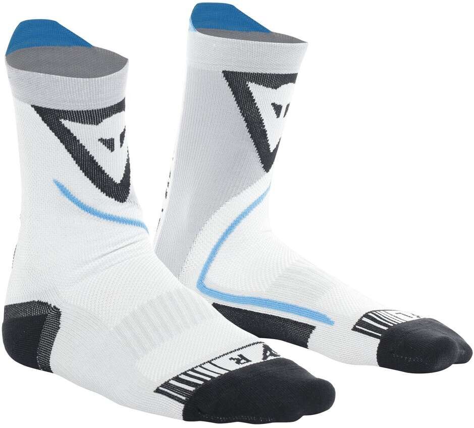 Calze Medie Moto FL Dainese DRY MID SOCKS Nero Blu taglia 39-41