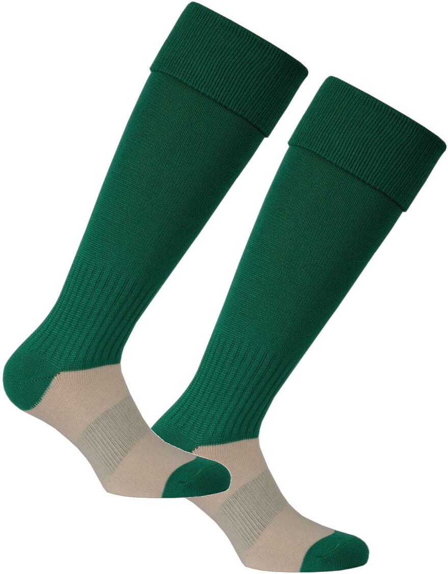 Dunlop Pedaci Calzettoni Calcio Socks Unisex Verde polipropilene made in italy