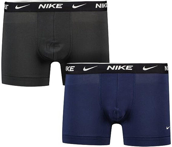 Nike Intimo Boxer mutande UOMO Underwear BRIEF 2 PACK Culotte Nero Blue cotone