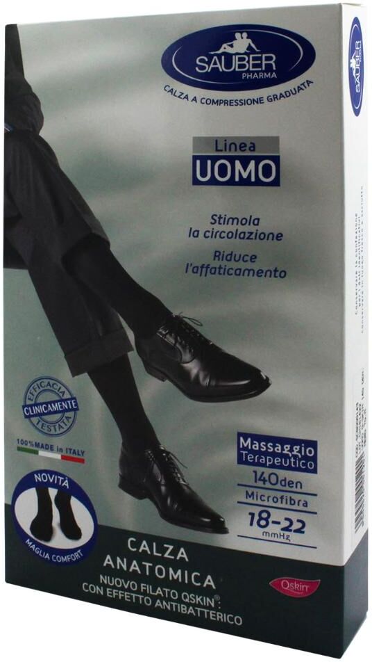 Desa Pharma Srl Sauber Uomo Q-Skin 140 Nero M