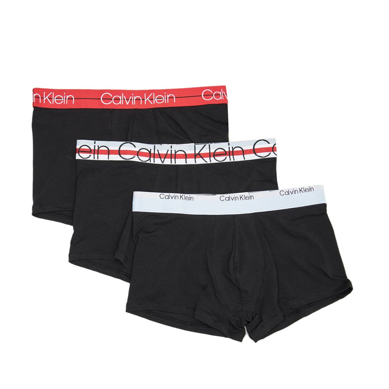 Calvin Klein Confezione da tre di boxer aderenti con elastico multicolor