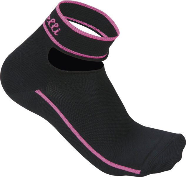 Castelli Calzini Sexy Black/Pink Fluo S/M (35 - 38)