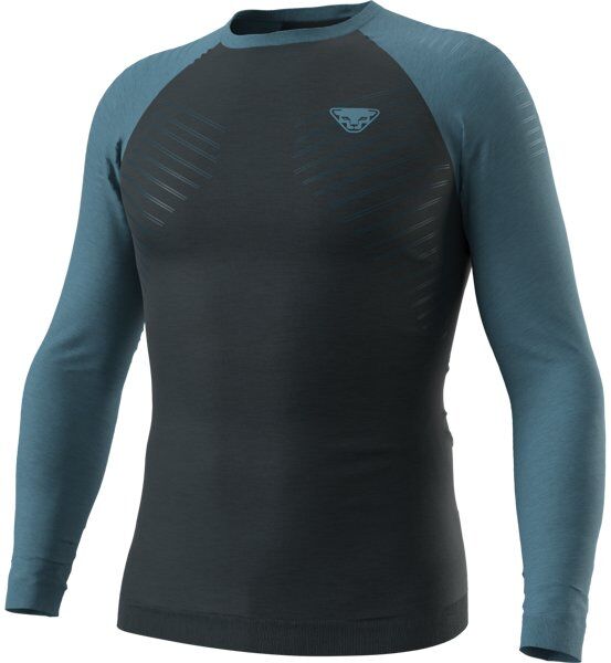 Dynafit Tour Light Merino - maglietta tecnica a manica lunga - uomo Dark Blue/Light Blue 2XL