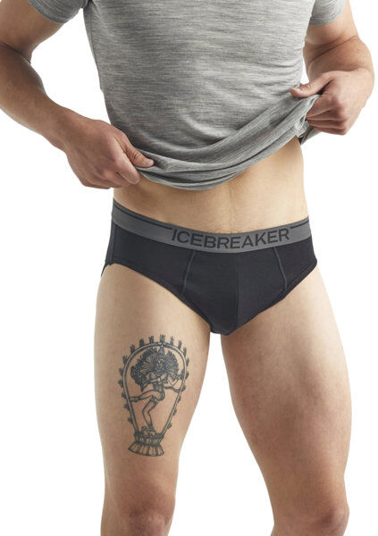 Icebreaker Merino Anatomica Briefs - slip - uomo Black 2XL