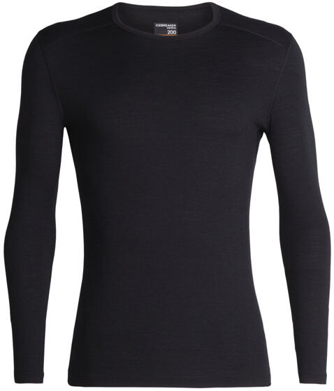 Icebreaker Merino 200 Oasis Crewe - maglietta tecnica - uomo Black XL