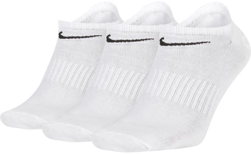 Nike Everyday Lightweight No-Show 3 pack - calzini corti White L (42-46)