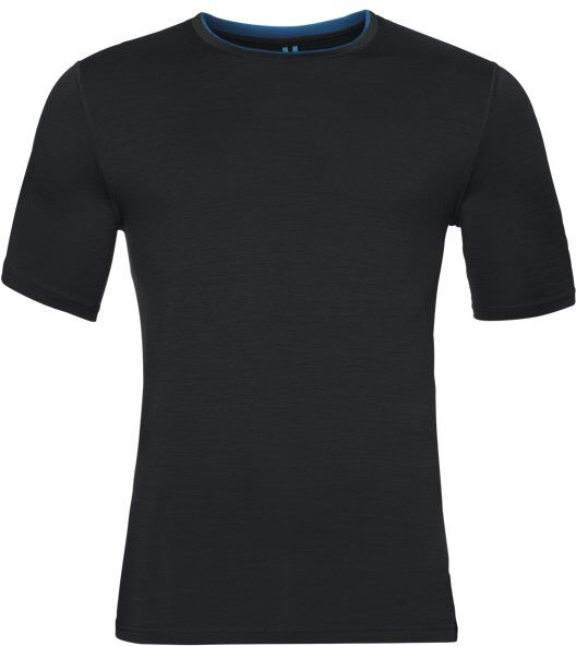 Odlo Natural 100% Merino Warm - maglietta intima - uomo Black XL