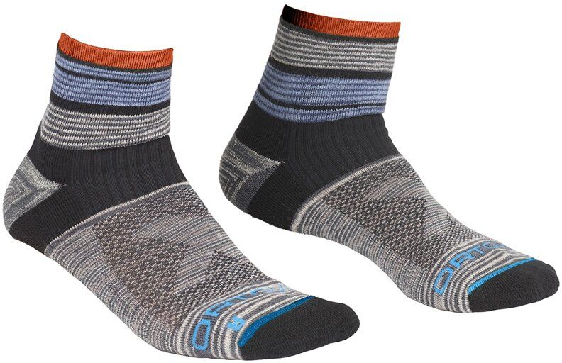 Ortovox All Mountain Quarter - calzini corti - uomo Grey/Blue/Orange 45/47