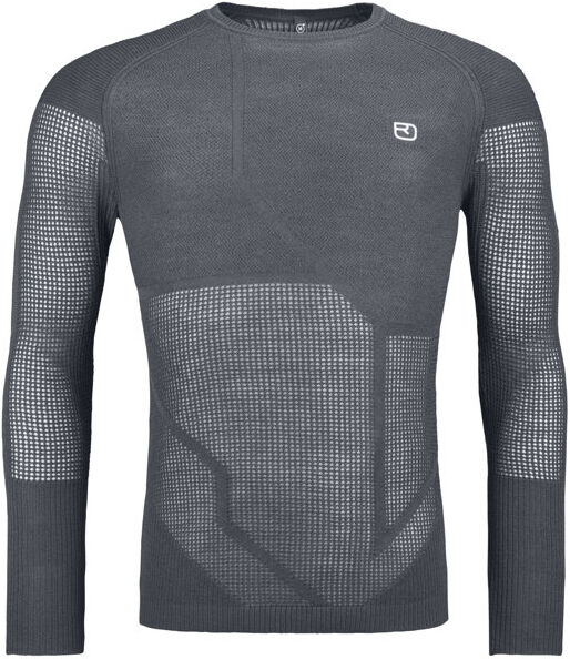 Ortovox Merino Thermovent - maglietta tecnica a maniche lunghe - uomo Grey S