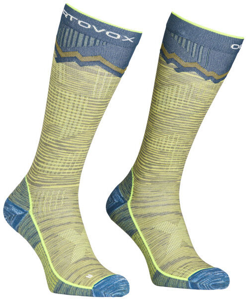 Ortovox Tour Long Socks - calzini lunghi - uomo Yellow/Blue 45/47