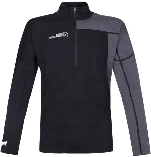 Rock Experience Moonstone Hz Ls M - maglietta tecnica - uomo Black/Grey S