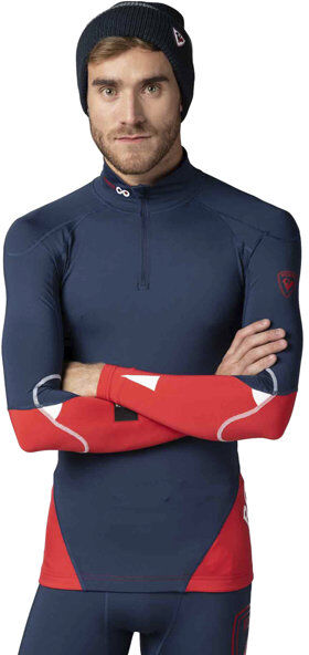 Rossignol Infini Compression Race Top M - maglietta tecnica - uomo Blue/Red M