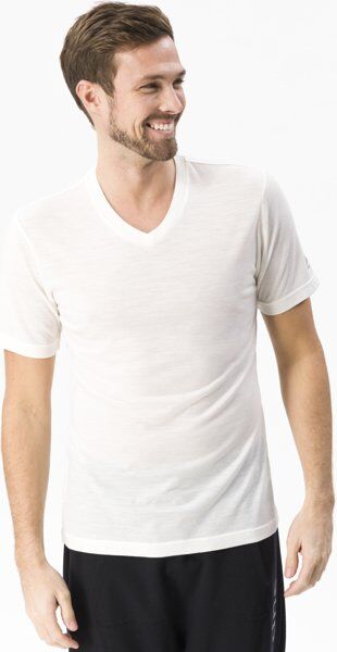 Super.Natural M Base V-Neck Tee 140 - maglietta tecnica - uomo White S