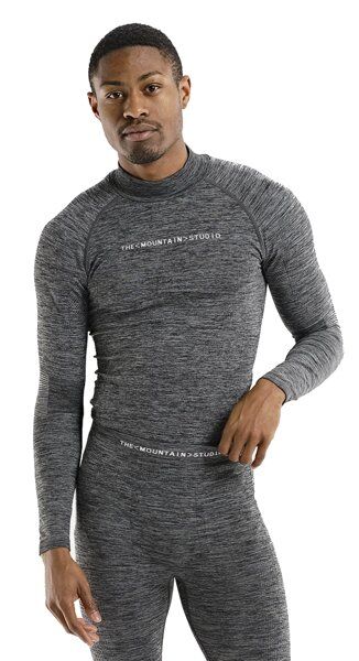 The Mountain Studio Base High Crew - maglietta tecnica - uomo Grey L