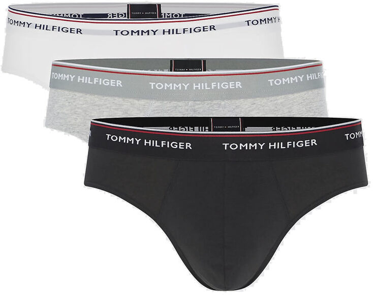 Tommy Hilfiger 3 Pack Brief - slip - uomo Black/Grey/White XL