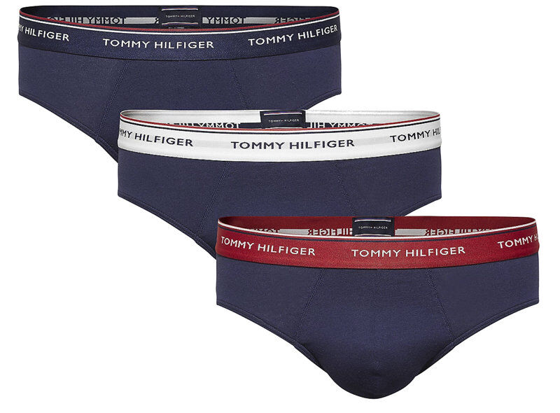 Tommy Hilfiger 3 Pack Brief - slip - uomo Dark Blue/Red/White M