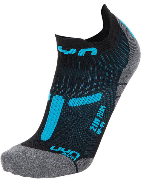 Uyn Man Run 2in Socks - calzini corti - uomo Black/Blue/Grey 39/41