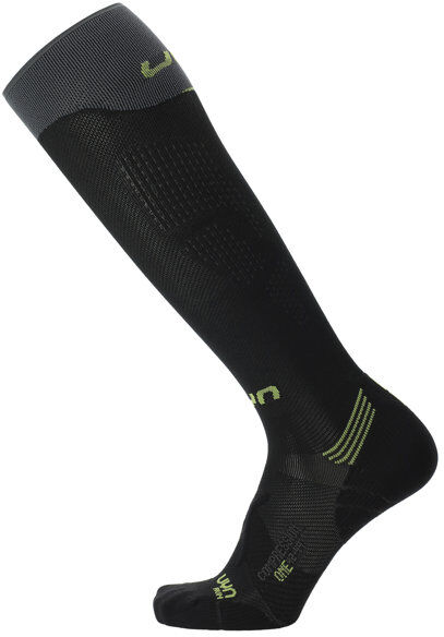 Uyn Run Compres - calzini lunghi running - uomo Black/Grey/Light Green 35/38