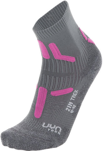 Uyn Trekking 2IN - calzini corti trekking - donna Grey/Pink 39/40