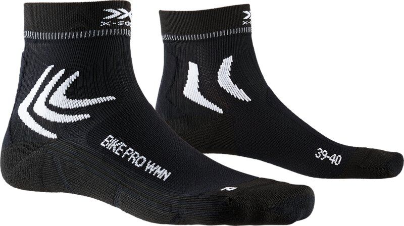 X-Socks 4.0 Bike Pro W - calzini ciclismo - donna Black/White 41/42