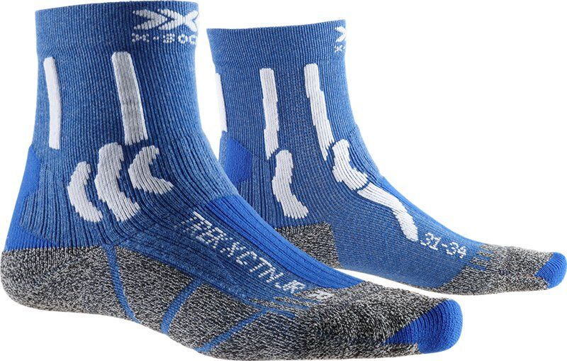 X-Socks Trek X CTN Jr - calzini trekking - bambini Blue/White 27/30