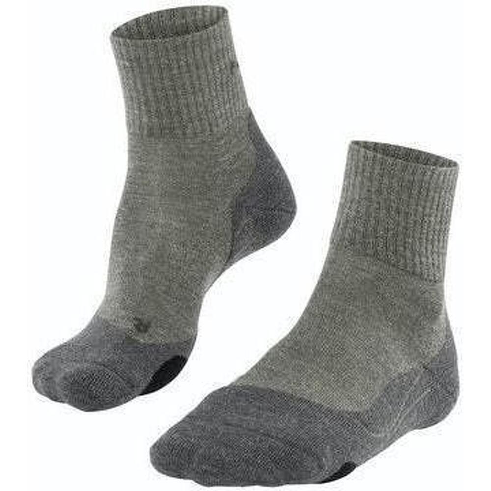 Falke Calzini Corti Tk2 Wool - Uomo - 39/41;42/43;44/45;46/48 - Grigio