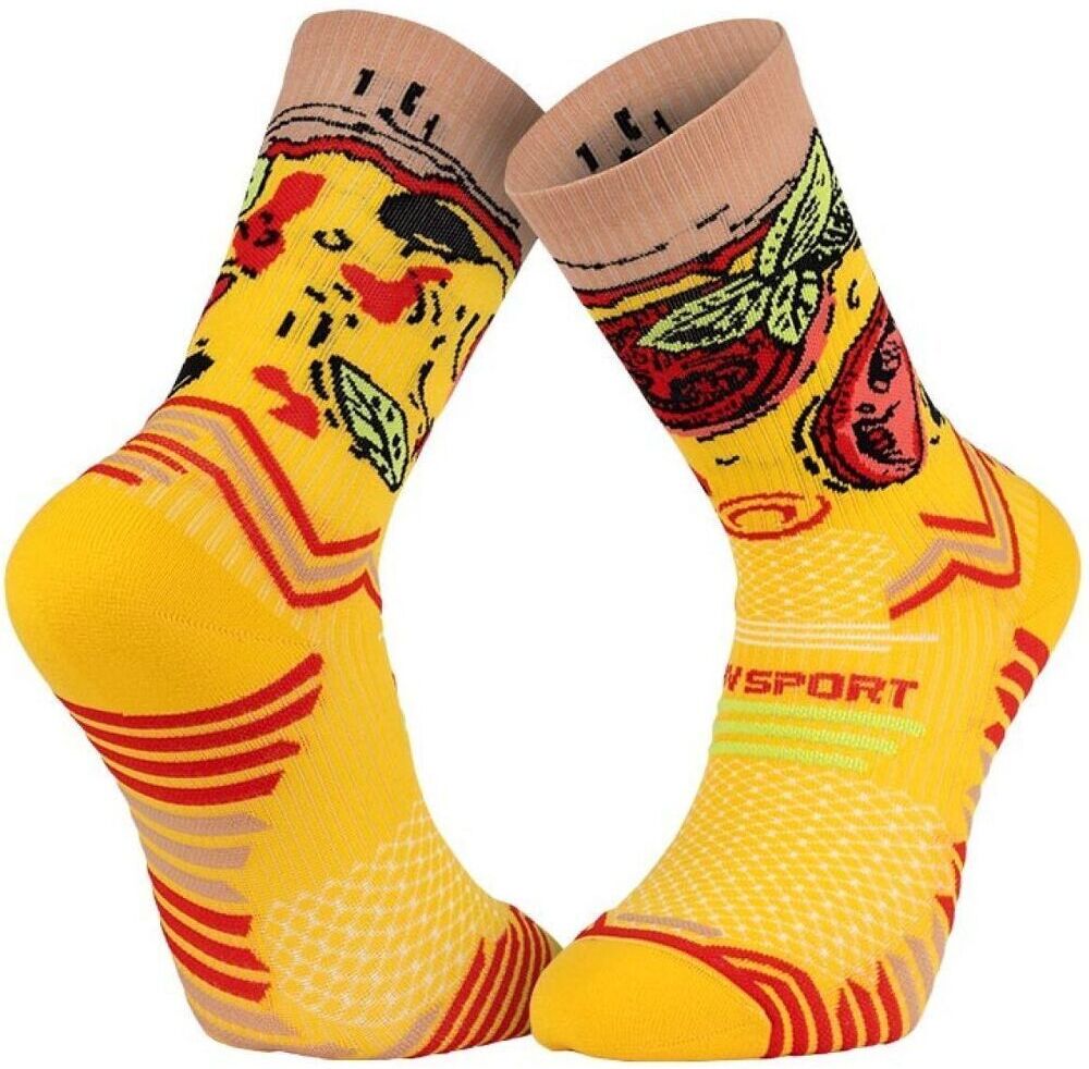 Bv Sport Calzini Pizza Margherita - Adulto - 39/41;42/44;45/47;36/38 - Giallo