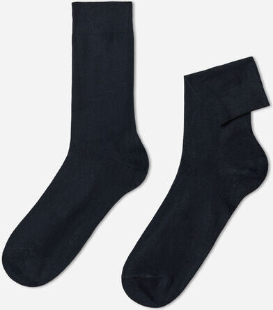 Calzedonia Calze Corte con Cashmere da Uomo Uomo Blu 40-41