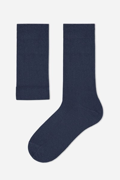 Calzedonia Calze Corte con Cashmere da Uomo Uomo Blu 40-41