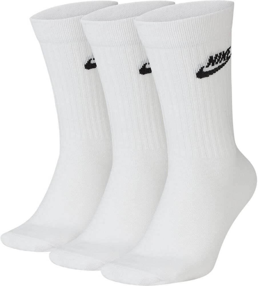 Nike Set di 3 paia di calzini Sportswear Bianco Unisex DX5025-100 XL