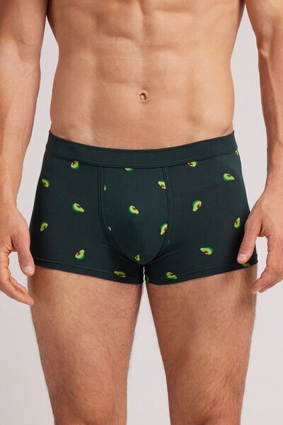 Intimissimi Boxer Avocado in Cotone Natural Fresh Uomo Verde Taglia 3