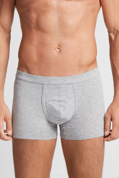 Intimissimi Boxer in Cotone Natural Fresh Uomo Grigio Taglia 4