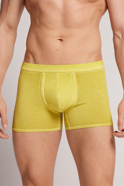 Intimissimi Boxer in Cotone Natural Fresh Uomo Giallo Taglia 5