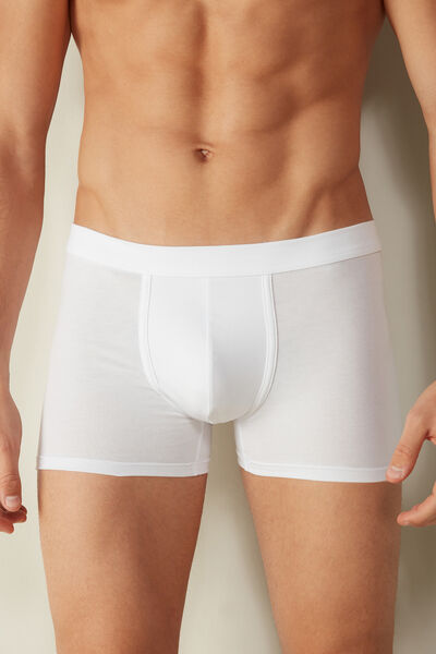 Intimissimi Boxer in Cotone Superior Uomo Bianco Taglia 3