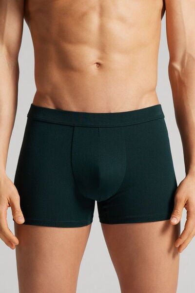 Intimissimi Boxer in Soft Silk Uomo Verde Taglia 6