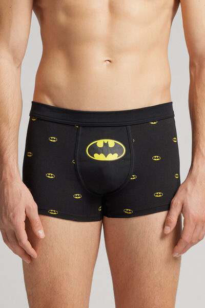 Intimissimi Boxer DC Comics Batman in Cotone Supima® Elasticizzato Uomo Nero Taglia 3