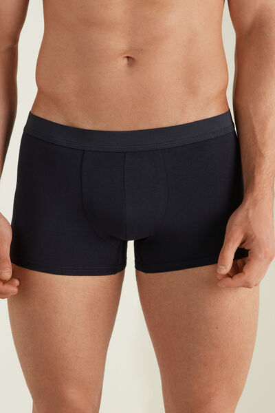 Tezenis Boxer in Cotone Elasticizzato Uomo Blu Tamaño XXL