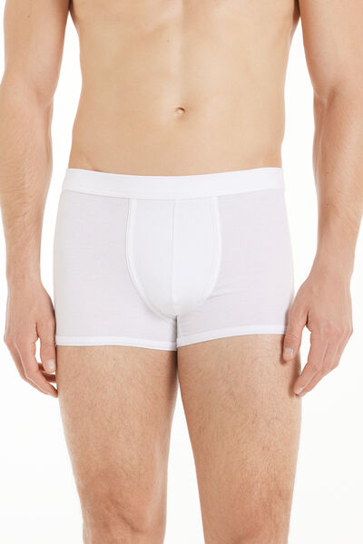 Tezenis Boxer in Leggerissimo in Cotone Extrafine Uomo Bianco Tamaño L