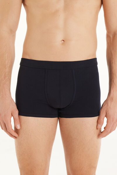 Tezenis Boxer in Leggerissimo in Cotone Extrafine Uomo Blu Tamaño S